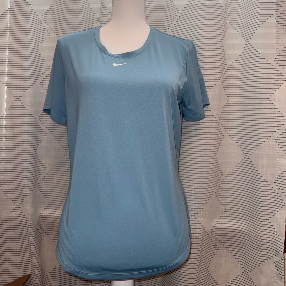Nike Women's Light Blue Muscle Tee